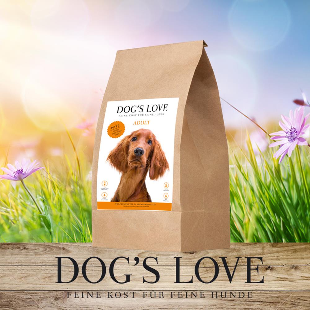 DOG'S LOVE Pute mit Süßkartoffel & Preiselbeere