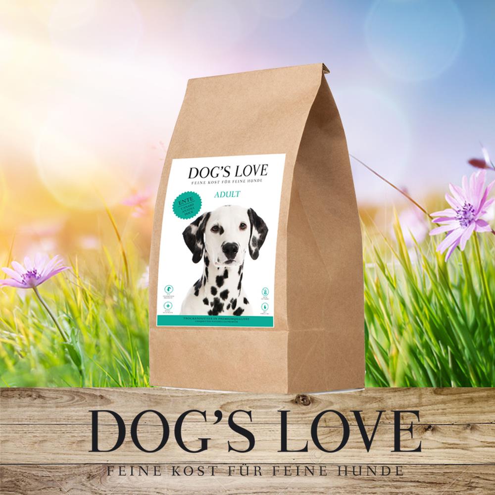 DOG&#39;S LOVE Ente mit Süßkartoffel &amp; Orange