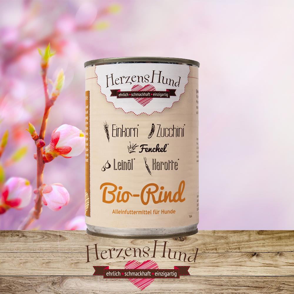 HerzensHund Bio-Rind mit Bio-Gemüse