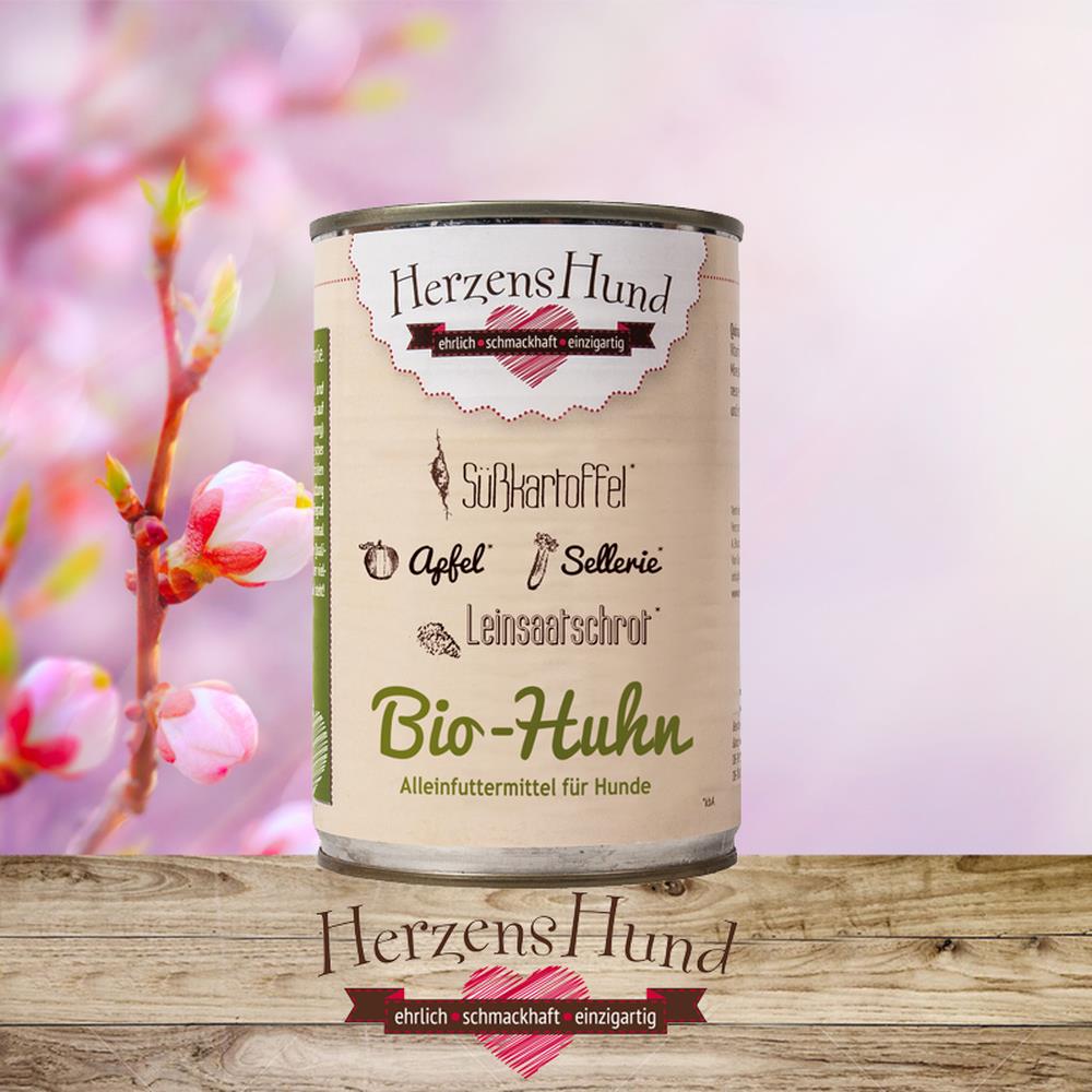 HerzensHund Huhn mit Bio-Gemüse
