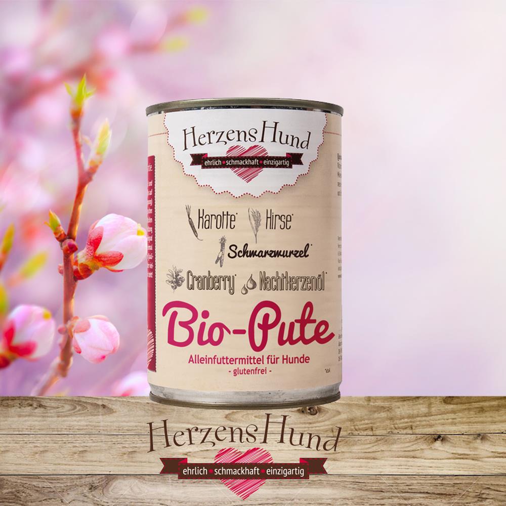 HerzensHund Bio-Pute mit Bio-Gemüse