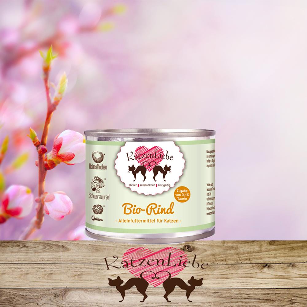 KatzenLiebe Bio-Rind mit Bio-Schwarzwurzel 200 g