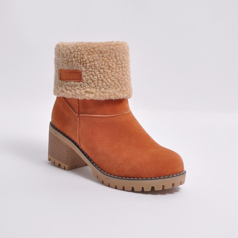 Fashiona | Thermo Stiefel für Frauen | klappbare Stulpen | SCHLUSSVERKAUF