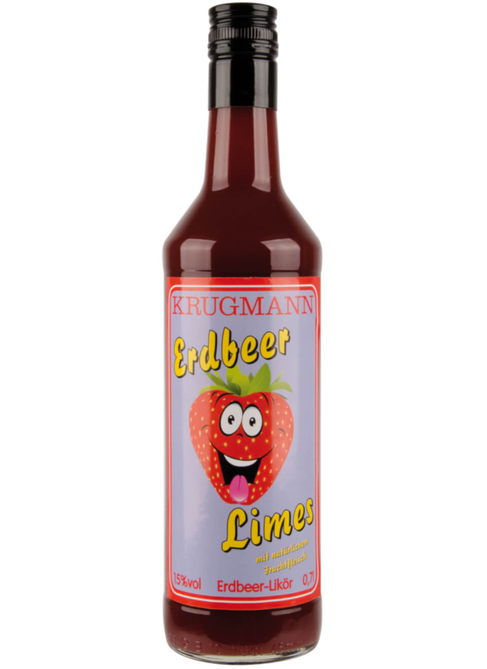 Krugmann Erdbeer Limes Likör 0,7 L